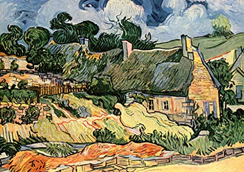 Lais Puzzle Vincent Willem Van Gogh - Casas de Campo en Cordeville (Casas en Auvers) 1000 Piezas