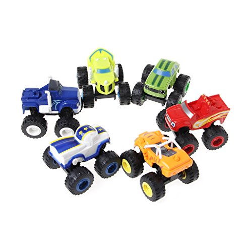 Lamdoo Blaze Machines Vehículo de Juguete Racer Cars Truck Transformation Toys Regalos para niños