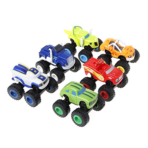 Lamdoo Blaze Machines Vehículo de Juguete Racer Cars Truck Transformation Toys Regalos para niños