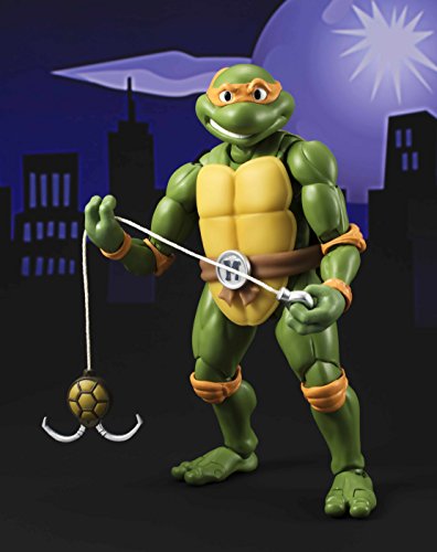 Las Tortugas Ninja Michelangelo Figura, 15 cm (Bandai BDITM095088)