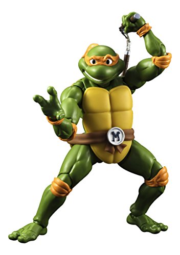 Las Tortugas Ninja Michelangelo Figura, 15 cm (Bandai BDITM095088)