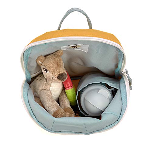 LÄSSIG About Friends Tiny Backpack Mochila infantil pequeña para el jardín de infancia con correa para el pecho a partir de 2 años, 24 cm, 3,5 L, Lion