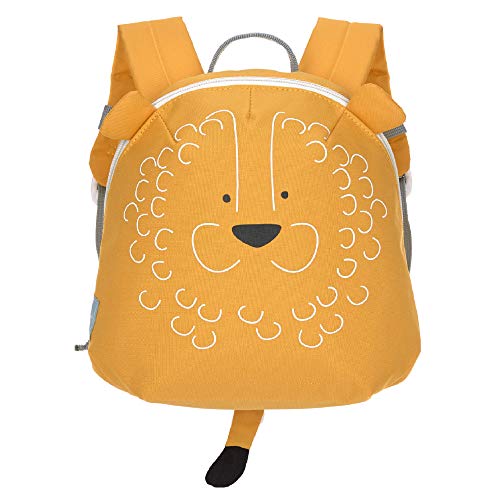 LÄSSIG About Friends Tiny Backpack Mochila infantil pequeña para el jardín de infancia con correa para el pecho a partir de 2 años, 24 cm, 3,5 L, Lion