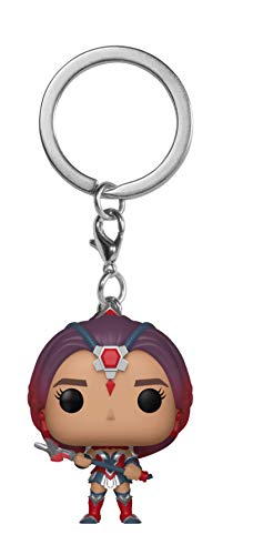 LAST LEVEL- Keychain Pocket Llavero Pop FORTNITE: Valor, Multicolor, One-Size (Funko 1)