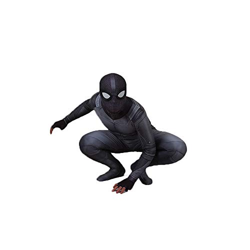 Leezeshaw Disfraz para adultos y niños de superhéroe Spiderman, Peter Parker, Los Vengadores, unisex, de licra, para Halloween o disfraz de cosplay