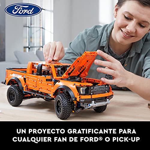 LEGO 42126 Technic Ford F-150 Raptor Maqueta de Coche para Construir para Adultos, Modelo Exclusivo para Coleccionistas