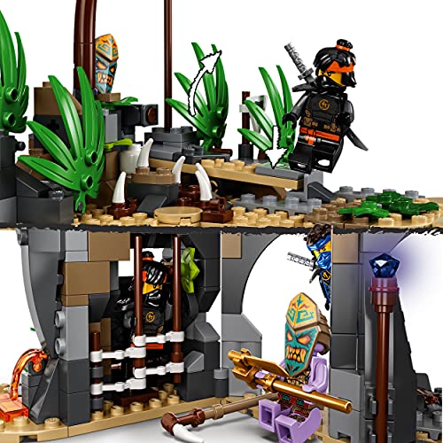 LEGO 71747 Ninjago Aldea de los Guardianes Juguete de construcción con Mini Figuras de Ninja Cole y más para Niños +8 años