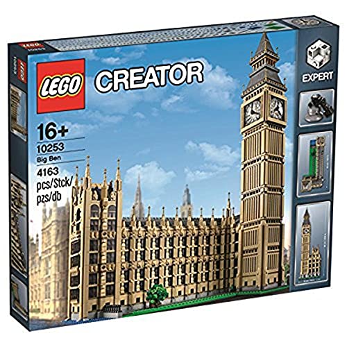 LEGO Creator - Big Ben, Set de Contrucción del Monumento de Londres, Maqueta de Juguete para Construir (10253)