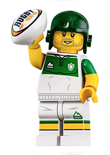 LEGO Minifigures Series 19 Rugby Player Minifigure with Ball 71025 (Bagged)