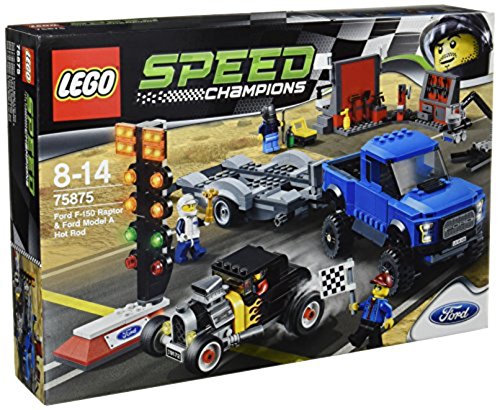 LEGO Speed Champions - Set con Ford F-150 Raptor y Ford A Modificado, Multicolor (75875)