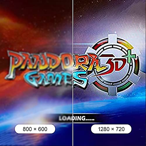 LEONARCADE Pandora Box 3D 8000 Juegos Arcade Game Console, Función WiFi Agregar Más Juegos, Máquina Juegos Retro Consola, Compatible para TV/PC/Proyector/PS3, Incluye 2D y 3D Juego