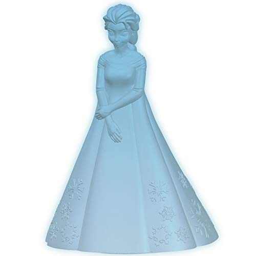 Lexibook NLJ110FZ Disney Frozen noche multicolor con Elsa, quitamiedos fría y segura NLJ110FZFrozen, Luz Nocturna de color para niños