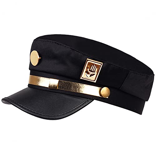 Lianaic Gorras De Hombre Gorra de Cosplay de Aventura Jotaro Kujo Joseph Sombrero ejército Militar Jojo Gorras Sombreros Insignias Alrededor de Accesorios