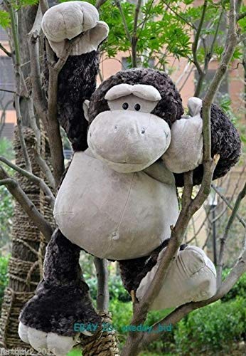 LIGUANGWEN Gigante Mono Grande Juguete De Peluche De Felpa Gorila Amigo De Los Animales Almohadilla del Regalo del Duende Erizo En La Estantería De Peluche De Juguete