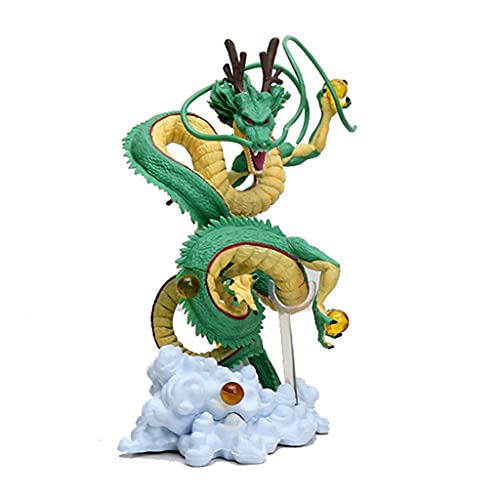 lilongjiao Dragon Ball Z Figuras Shenron Dragonball Z Figuras Set Esferas del Dragon Balls Shelf Figuras DBZ con Estante de montaña, 15 cm