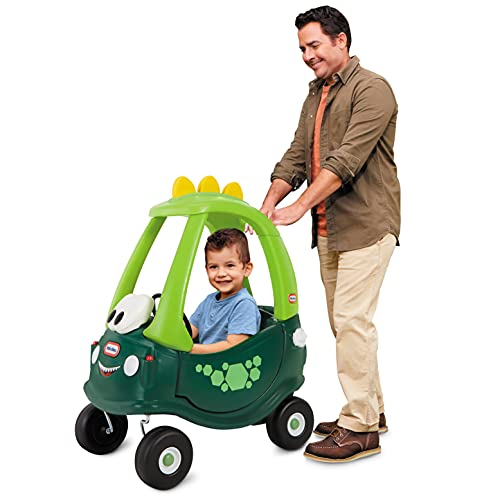 Litte Tikes Cosy Coupe Dino - Furgoneta de Montar para Niños - con Puertas Que se Abren de Verdad, Reposapiés y Claxon - Fomenta el Juego Activo - Edad: de 18 Meses a 5 Años