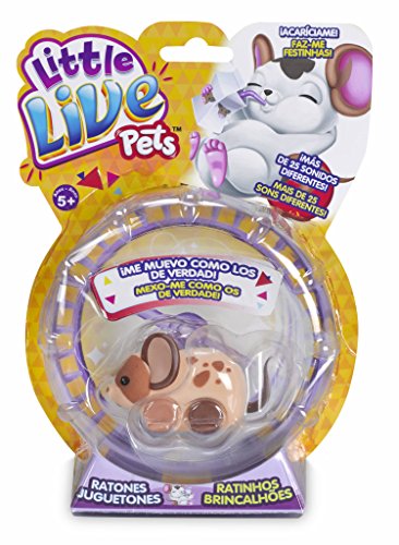 little live pets Crumbs, ratón juguetón (Famosa 700013199)