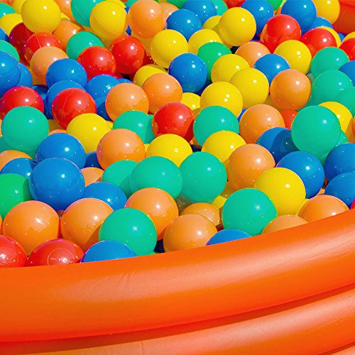 LittleTom 100 Bolas de Color Ø6cm Piscinas de niño Mezcla de 5 Colores