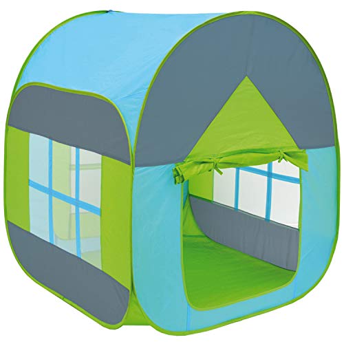 LittleTom Tienda de campaña Juguete para niños 90x90x110cm Piscina de Bolas Azul