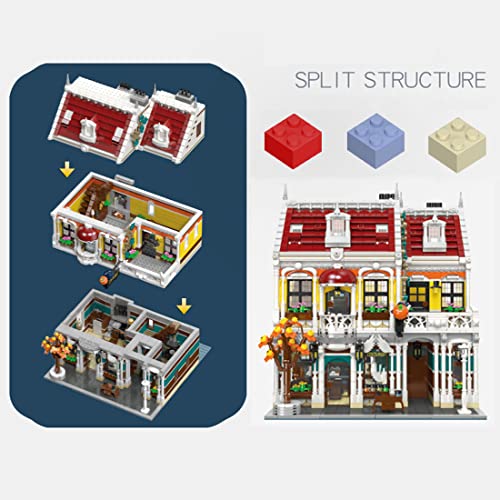 Loads Juego de construcción modular para casa, 3065 + piezas, tienda de ropa, modelo con iluminación, compatible con Lego