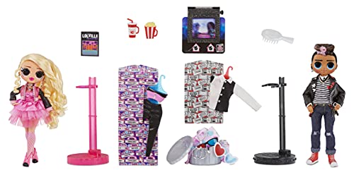 LOL Surprise OMG Movie Magic Paquete de 2 - Tough Dude y Pink Chick - Muñecas de Moda con 25 sorpresas y 2 Set de Juegos - Serie 1 - con Ropa, Accesorios y más - Coleccionable - Edad: 4+ años