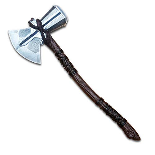 Lonme Martillo de Hacha de Thor Cosplay Prop 72cm Thor's Axe Hammer Kids Toys Thor Storm Breaker Prop Axe Boys Brithdays Gift