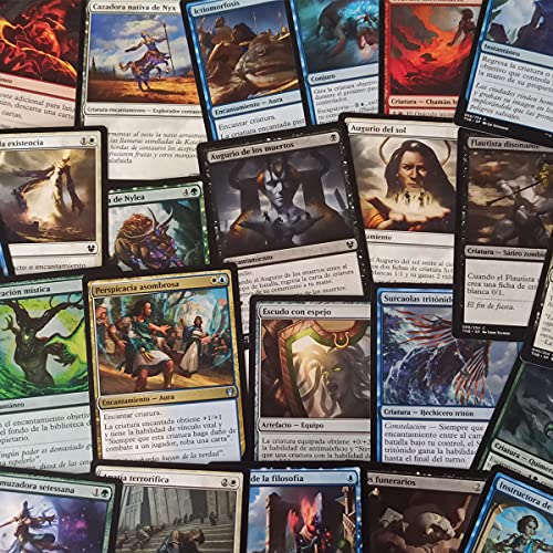 Lote 100 Cartas Magic: The Gathering, Cartas Comunes aleatorias en Castellano (Español)