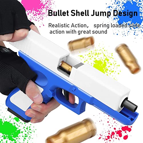 M1911 Ery Ery Ecry Soft Bullet Gun/Soft Bullet Pistol - Pistola de Juguete for niños con la Revista y Balas de silenciador Realista 1: 1 Pistola de Juguete for niños (Color : Bleu)