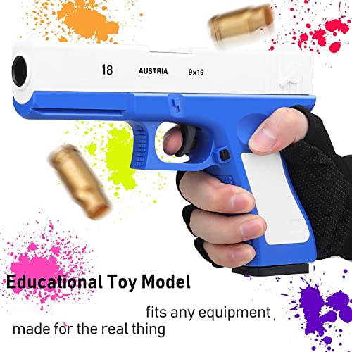 M1911 Ery Ery Ecry Soft Bullet Gun/Soft Bullet Pistol - Pistola de Juguete for niños con la Revista y Balas de silenciador Realista 1: 1 Pistola de Juguete for niños (Color : Bleu)