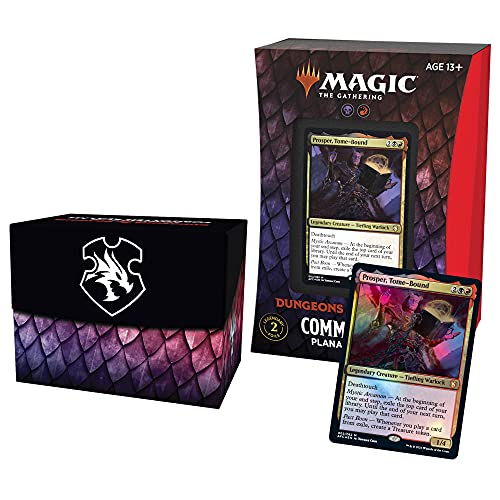 Magic: The Gathering Adventures in The Forgotten Realms Commander Deck – Portal Planar (Rojo-Negro)