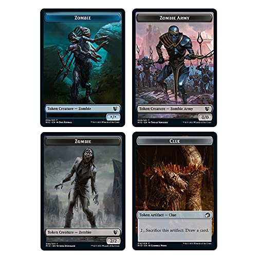 Magic: The Gathering Innistrad: Midnight Hunt Commander Deck – Contadores Coven, versión mínima de embalaje