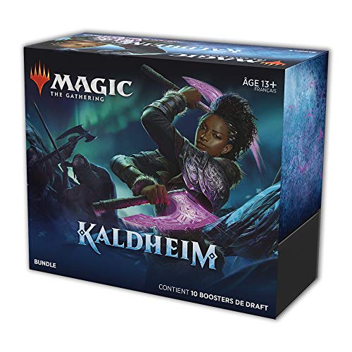 Magic The Gathering Kaldheim - Lote de 10 Paquetes de Tarjetas mágicas (150 Tarjetas Magic) y Accesorios