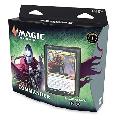 Magic: The Gathering Zendikar Rising Commander Deck - Ataque furtivo (Azul-Negro)