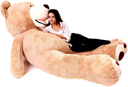 Makosas Oso de Peluche Gigante Coranze XXL 260cm Altura de la Felpa Animal de Peluche Suave y Aterciopelada de la muñeca de Juguete Suave de la Felpa de Peluche Oso de Peluche de Juguete