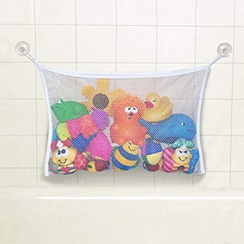 Malla Basket Baby Kids Bañera Juguete De Red Portaobjetos Plegable Bolso Colgante Organizador para Baño