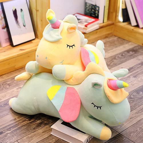 manmanxu Soft Plush Rainbow Unicorn Body Pillow Stuffed Animal Toy Gifts for Kids Girls 30cm