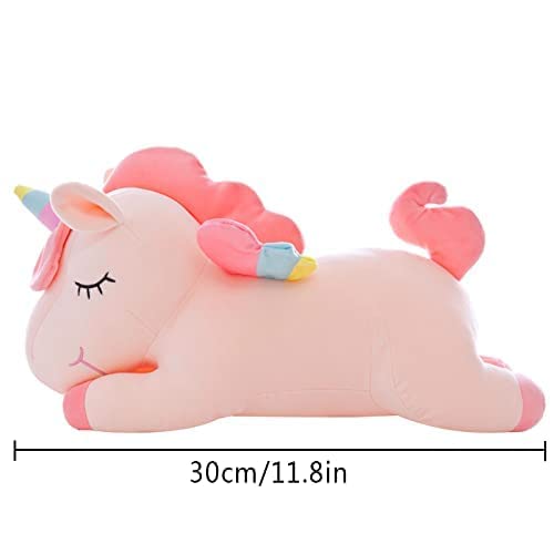 manmanxu Soft Plush Rainbow Unicorn Body Pillow Stuffed Animal Toy Gifts for Kids Girls