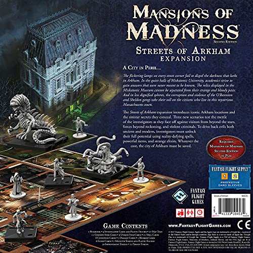 Mansions of Madness 2nd Edition: Streets of Arkham Expansion - English