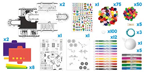 Maped Creativ Color and Play - Design My Carriages (Actividad para colorear y modelo 3D)