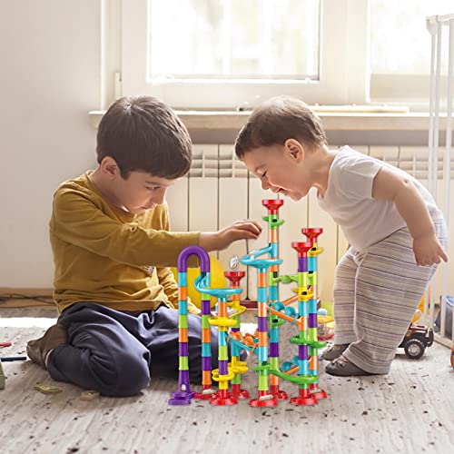 Marble Run -Circuito Canicas, Juguetes de Construcción Pista de Bolas Laberinto de Canicas Juguetes Educativos para Niños Chico Chica