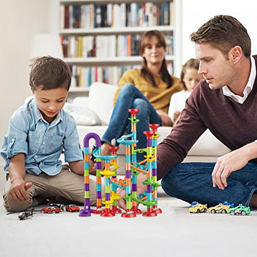 Marble Run -Circuito Canicas, Juguetes de Construcción Pista de Bolas Laberinto de Canicas Juguetes Educativos para Niños Chico Chica