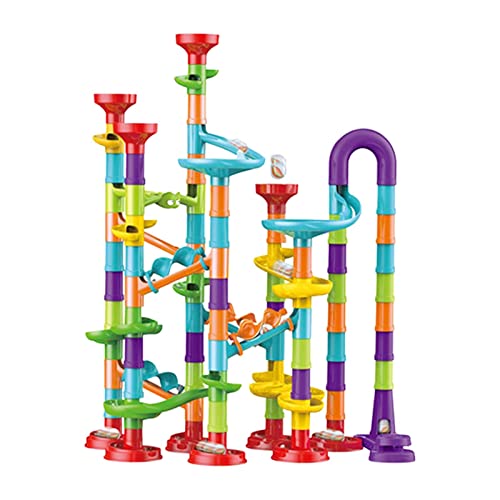 Marble Run -Circuito Canicas, Juguetes de Construcción Pista de Bolas Laberinto de Canicas Juguetes Educativos para Niños Chico Chica