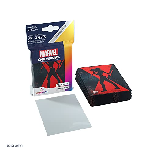 Marvel Champions Sleeves Black Widow