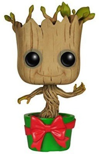 Marvel- Figura de Vinilo Holiday Dancing Groot, colección Guardians of The Galaxy (Funko 6196)