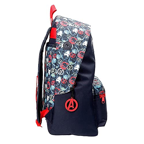 Marvel Los Vengadores Avengers Team Mochila Adaptable Azul 31x42x17,5 cms Poliéster 22,79L