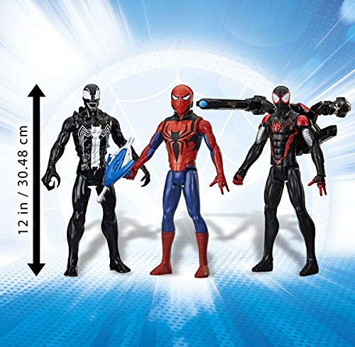 MARVEL Spider-Man Titan Hero Series, con Venom y Miles Morales