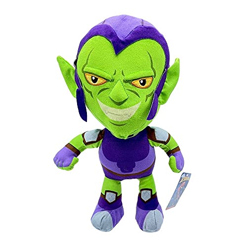 Marvel, Spiderman Villanos Peluche The Lizard, Doctor Octopus, Carnage, Venom, y Green Goblin - 28-33 CM ( 11-13") Licencia Oficial (GREEN GOBLIN)