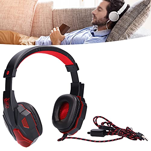 Marvellous SY830MV Auriculares USB para Juegos, Auriculares con Cable Auriculares para Juegos React Auriculares para computadora con micrófono para Controlador PS4