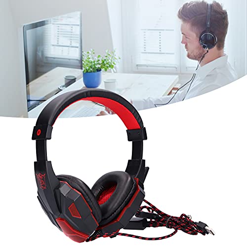 Marvellous SY830MV Auriculares USB para Juegos, Auriculares con Cable Auriculares para Juegos React Auriculares para computadora con micrófono para Controlador PS4