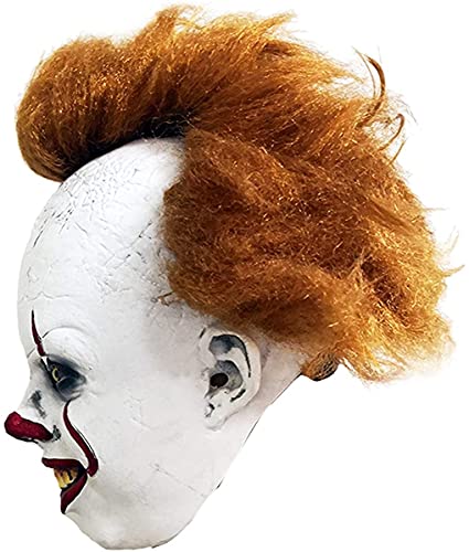 Máscara de látex de payaso asesino para Halloween, disfraz de joker, Cosplay, máscara de payaso, máscara de cosplay, máscara de látex, disfraz de payaso terrorífico